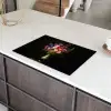 Kleurrijk - Boeket - Vaas - Goud Inductie beschermer vinyl 3mm klein -sfeer8
