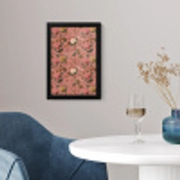 Klassiek - Botanisch - Roze fotolijst zwart zonder passe partout klein 224 -sfeer4