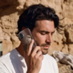 Papaverbol - Droogbloem - Bruin - Minimalistisch Toughcase MagSafe Apple iPhone 17 klein -Sfeer2M