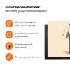 Coffee - Blik - Minimalistisch - Bloemen Inductie beschermer vinyl 3mm klein -zzzzzzz-td-ups