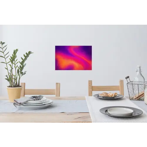 Abstract - Patroon - Kleurverloop Muursticker klein -eettafel