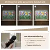 Mozaïek - Veld - Tulpen - Kleurrijk Light Box met batterij (Wandlamp) middel -USP_dimbaarNL