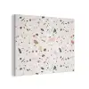 Terrazzo - Patroon - Kleurrijk PET vilt klein 837 -3d