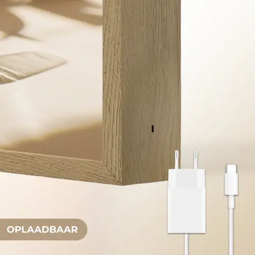 Wijn - Wijnglazen - Wit Light Box met batterij (Wandlamp) middel -USP_websiteoplaadbaarNL
