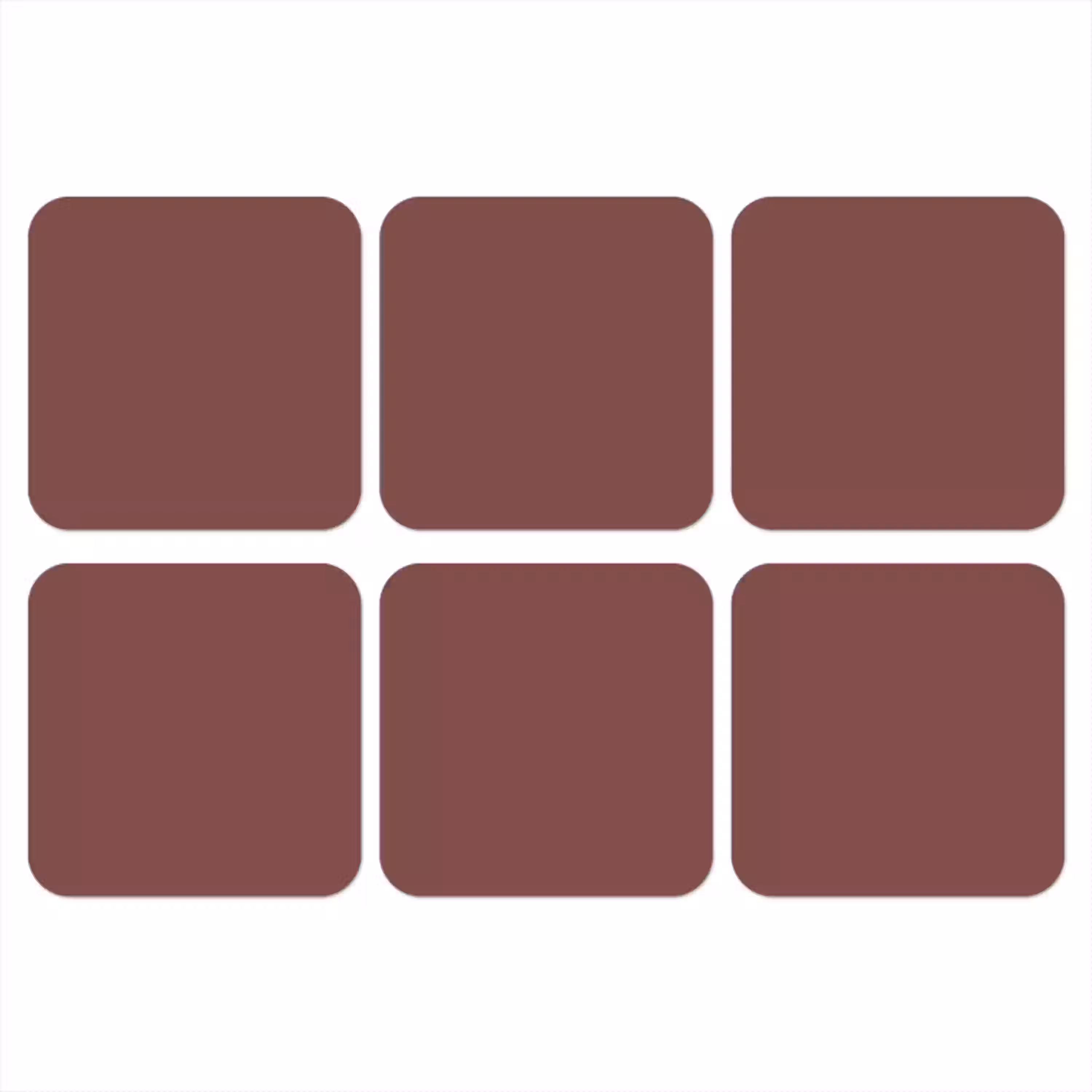 Muted - Raisin - Rood onderzetter kurk middel 366 -3d