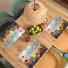 Bloemen - Natuur - Botanisch - Kunst Placemat vinyl groot -zzsfeer5_Kitchenyeah-website