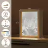 Paardenbloem - Waterdruppels - Stilleven - Modern Light Box met kabel (Tafellamp) klein -USP_NL