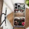 Kerstdecoratie - Geschenken - Hout - Veelkleurig Hoesje iPhone 16 Pro Max met koord klein -sfeer4