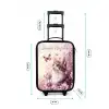 Kitten - Vlinders - Paars - Bloemen Kinderkoffer - Zwart klein -productfoto_formaten