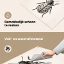 Kever - Insect - Vintage Inductie beschemer met haakjes klein -ky-schoon-nl