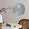 Beton - Grijs - Scheur Wandcirkel behangsticker klein -sfeer3