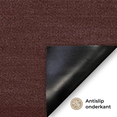Tekst - Rood - Minimalistisch Deurmat klein -antislip_NL