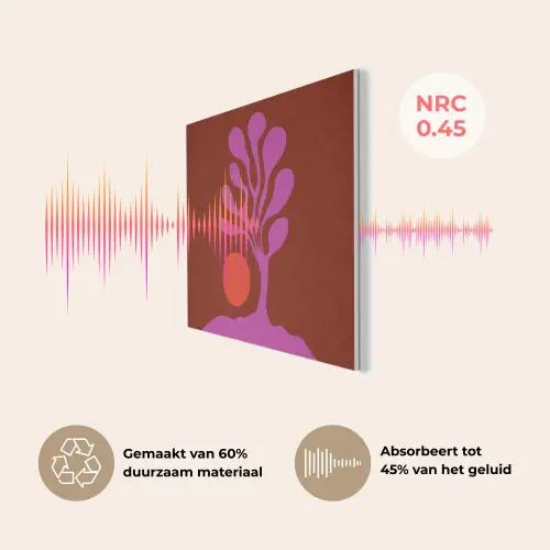 Boom - Paars - Cirkel - Vloeiend PET vilt klein -USP_NL