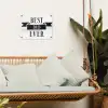 Papa - Quote - Beste papa tuinposter los doek klein -sfeer7