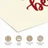 Ciao bella - Rood - Wit - Minimalistisch poster papier klein -closeup_NL
