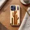 Cactus - Woestijn - Zand - Bruin Telefoonhoesje iPhone 17 Pro klein -sfeer1