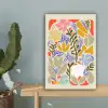 Abstract - Bloemen - Bladeren canvas 2cm klein -sfeer4