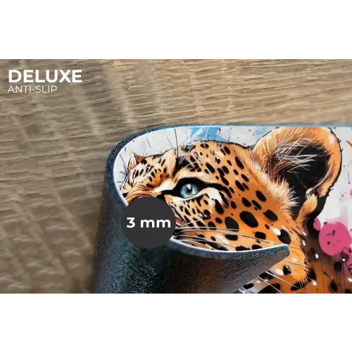 Abstract - Luipaard - Kleurrijk Placemat vinyl groot -closeup