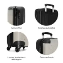 Voeten - Zand - Zee NBS - Handbagage koffer - Volwassenen Unisex middel zzzzzzzbolletjes_FR