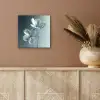 Kristal - Bloemen - Grijs aluminium wit klein -sfeer4