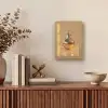 Goud - Disco - Glitter - Peer Light Box met kabel (Tafellamp) klein -sfeer2