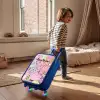 Unicorn doodles Kinderkoffer - Blauw klein -sfeer1