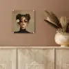 Vrouw - Beige - Bloem - Modern - Portret plexiglas 5mm klein -sfeer5