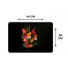 Boeket - Bloemen - Exotisch Placemat vinyl groot -specs