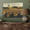 Zonnebloem - Veld - Windmolen PET vilt klein -sfeer2