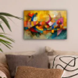 Kunst - Abstract - Modern canvas 2cm klein -sfeer1