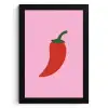 Peper - Rood - Illustratie KitchenYeah - Keuken - Fotolijst klein -3d