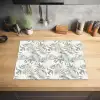 Boho - Jungle - Bloemen - Bladeren Inductie beschermer vinyl 3mm klein -sfeer5