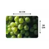 Druiven - Tros - Groen Placemat vinyl groot -specs
