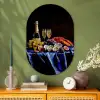 Champagne - Luxe - Oesters Wandcirkel Ovaal Glas middel -sfeer2