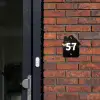 Gouden verfspatten - Traditioneel Naambord Huisje klein -sfeer2