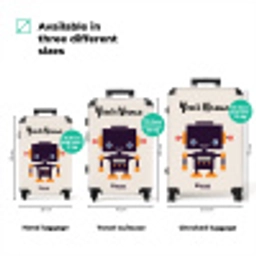 Paarse pixel NBS - Handbagage koffer - Kinderen Unisex middel zzzzzzVergelijking_3EN