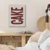 Red - Cake - Decoratie - Eten PET vilt klein -sfeer3