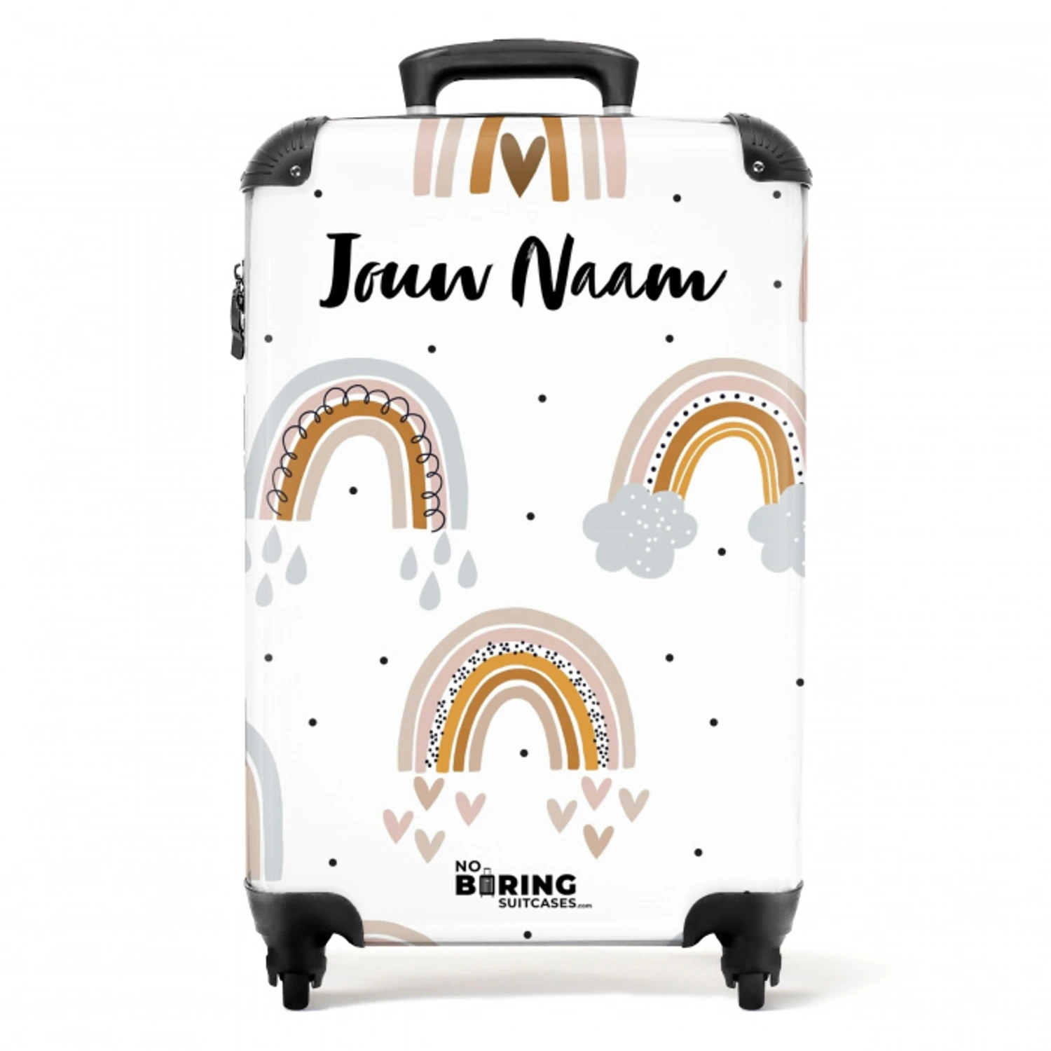 Regenboogregen NBS - Handbagage koffer - Kinderen Unisex middel -productfoto_recht