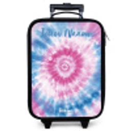 Tie dye - Abstract - Blauw - Roze Kinderkoffer - Zwart klein -zzz_website3d