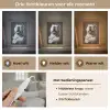 Buldog - Hond - Glas Light Box met kabel (Tafellamp) klein -USP_lichtkleurNL