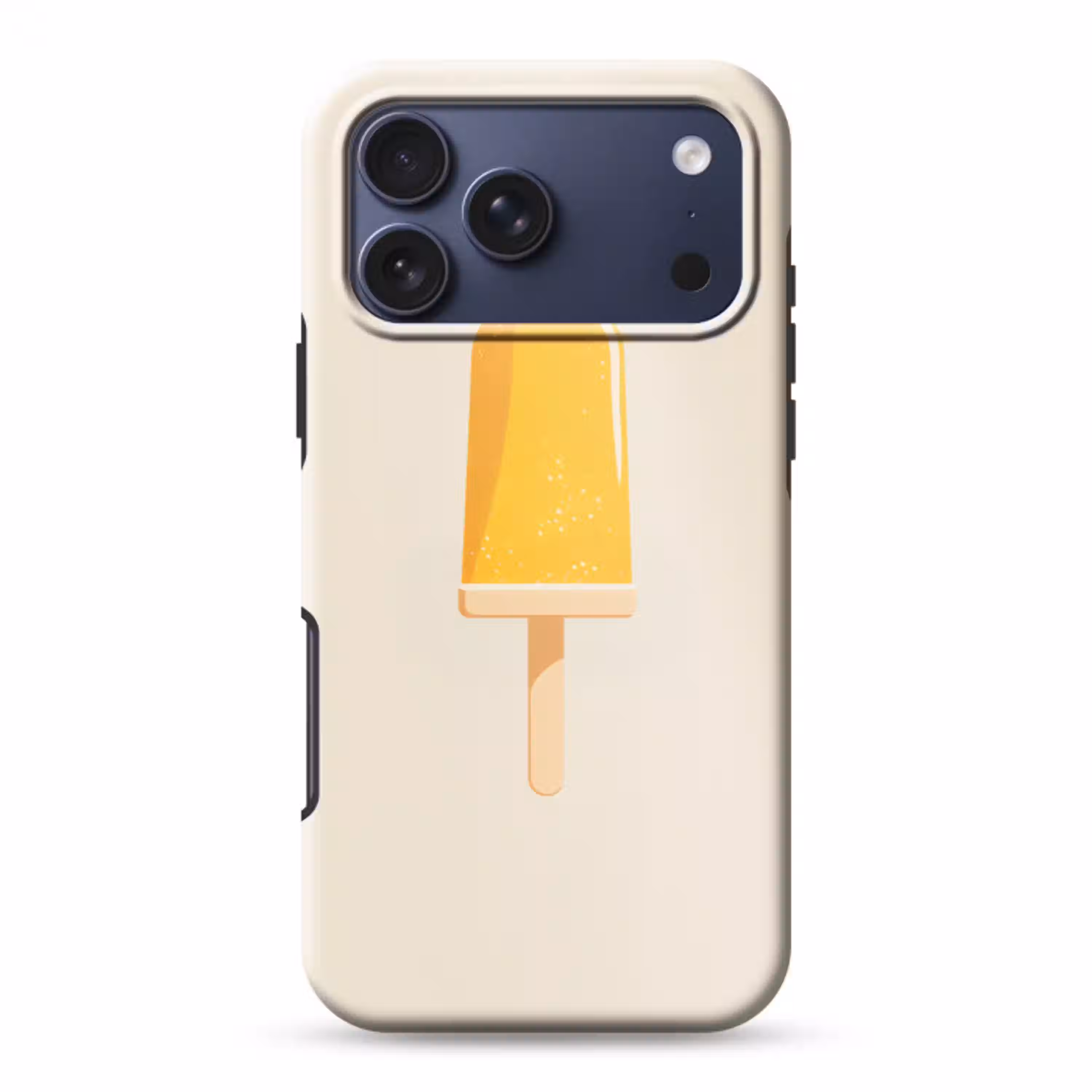 Oranje - Stokje - Waterijsje Toughcase MagSafe Apple iPhone 17 Pro Max klein -3d