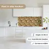 Druppels - Organisch - Goud keuken achterwand 2 middel 871 -sfeer4_NL