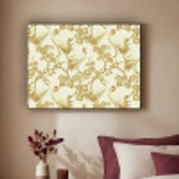 Kraanvogels - Kersenbloesem - Goud Textielframe zwart klein 947 -sfeer1