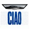 Ciao - Blauw - Stippen Muismat XXL klein -zzz3d