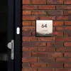 Aquarel - Beige - Modern Naambord Vierkant klein -sfeer1-XS