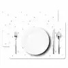 Patroon - Stippen - Sterren - Wit Placemat vinyl groot 368 -zzsfeer2_Kitchenyeah-website