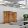 Hout - Naturel - Planken - Structuur keuken achterwand spatscherm klein -3d_schuin