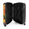 Abstract - Kunst - Schilderij - Kleuren NBS - Handbagage koffer - Unisex middel -binnenkant