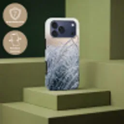Rijp - Gras - Kristallen - Winter - Minimalistisch Toughcase MagSafe Apple iPhone 17 Pro Max klein -USP_PrintM_NL