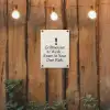 Grill - Uitroepteken - Zwart - Tekst tuinposter los doek klein -sfeer1